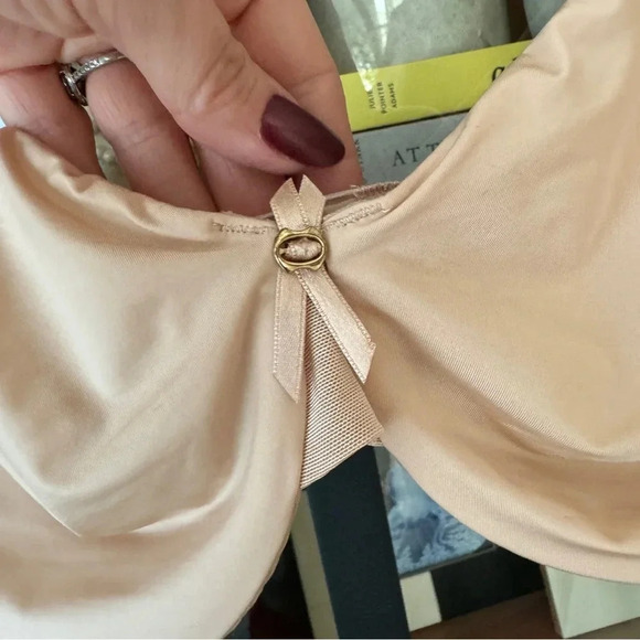 Le Mystere 311 Dream Fit Minimizer Bra Underwire Beige mesh dream fit adjustable - Picture 2 of 4